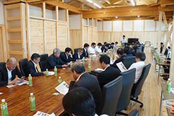 奈良大会　桜井木材協同組合様の大会議室
